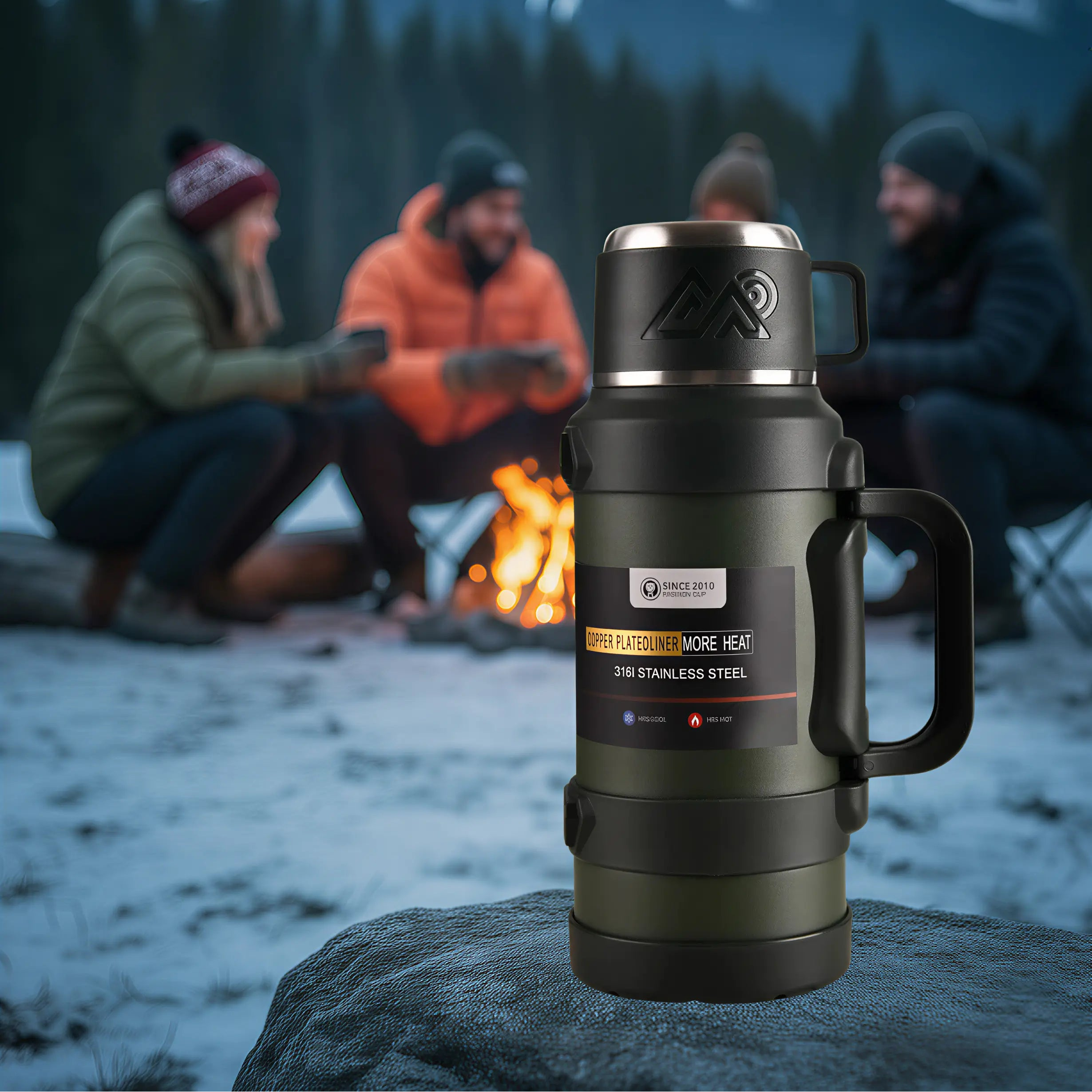 La gourde Isotherme IronTrail-72 Warm & Wave